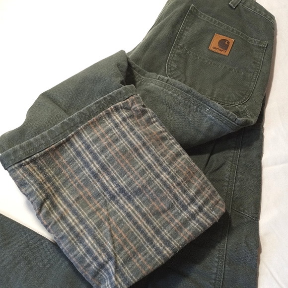 Carhartt Other - Carhartt flannel lined work pant
